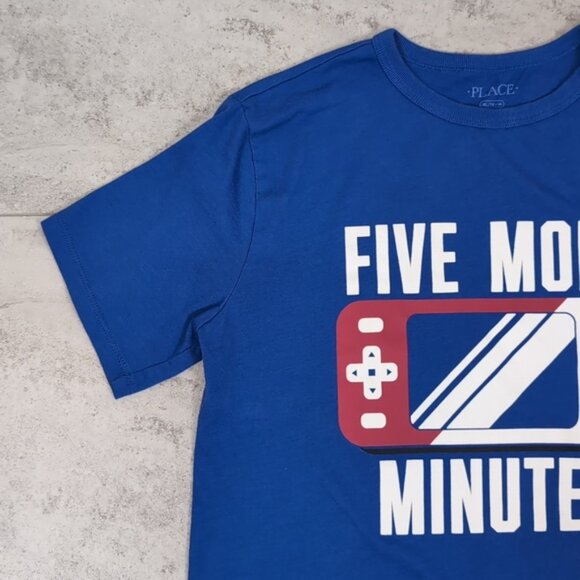 3/$20 Childrens Place Tshirt Short Sleeve Top Five More Minutes Video Game Boys - Picture 2 of 9